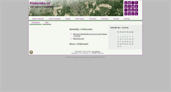 Desktop Screenshot of klatovsko.cz